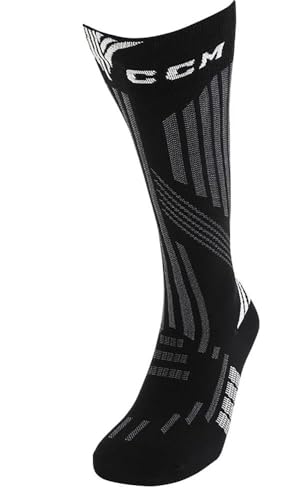 Chaussettes CCM PRO-TECH COMPRESSION SOCK 3D en tricot premium pour patineurs