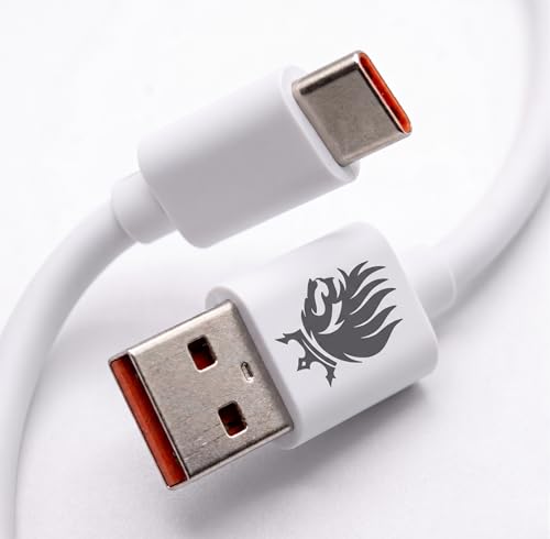 P37 Cable USB C 120W para Xiaomi – Mi Turbo Charge 90W/67W/45W/33W – Cable 6A 120W Xiaomi, Carga Turbo y Carga Rápida para Redmi, POCO, Black Shark y Android Auto