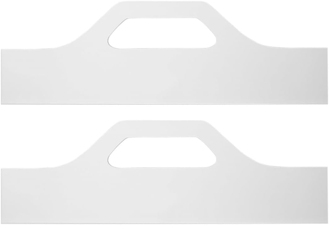 2pcs Acrylic Router Letter Template Set for Cutting Board Handles with Rolled Handle Template, Sturdy Kitchen Gadgets for Charcuterie Board Stencils and Woodworking Guide, Creative