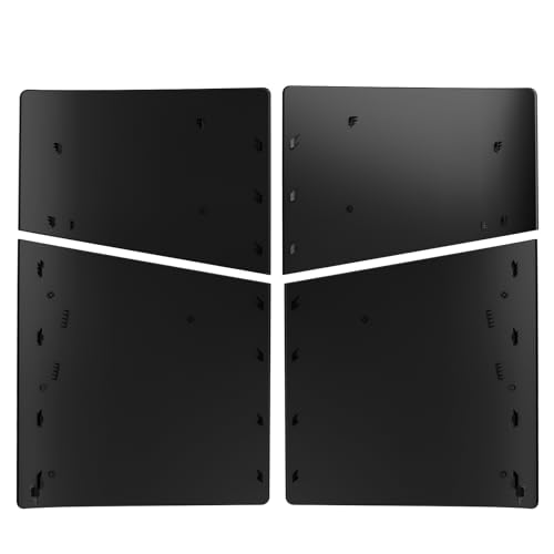 Image of Slim Digital Edition Cover Plates for New PS5 Slim Console, Shell Panels Compatible with New PlayStation 5 Slim Accessories Protective Replacement Faceplate (Black)