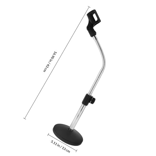 Bras flexible de microphone pour réunions en direct et streaming Alipis