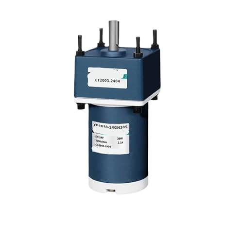 Moteur à engrenages CC 12V 24V rotation inversable pour automatisme