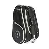 Six Zero Pro Tour Bag 2025, 60L Pickleball Duffel, Black and Grey