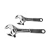 Crescent 2 Pc. Wide Jaw Adjustable Wrench Set 6" & 10" - ATWJ2610VS