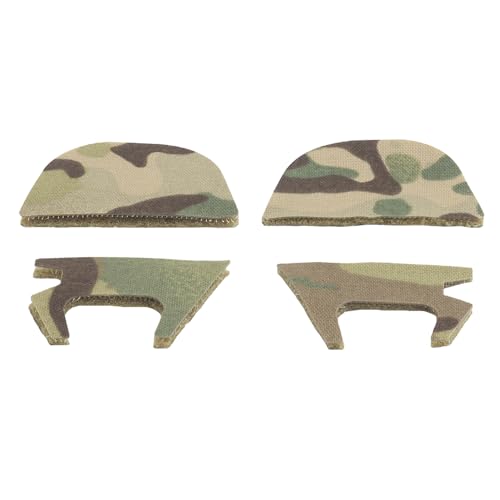 Image of Next Gen Hook & Loop Panels + Fuzz Cover Set compatible with Ops-Core AMP Headsets