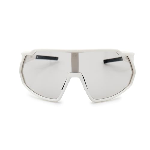 BRAVE PULSE Clear Move – Gafas Deportivas Fotocromáticas y Polarizadas UV400 para Running, Trail Running y Ciclismo – 36 g Ultraligeras con Lente Intercambiable – Montura TR90 – Certificación CE