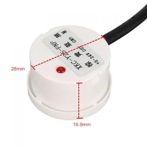 Interruptor de nivel de inducción de líquido sin perforar tanques sensor XKC-Y25-PNP DC 24V 3