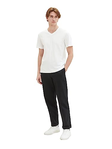 TOM TAILOR Herren Doppelpack T-Shirt mit V-Ausschnitt aus Baumwolle – Ansicht 5