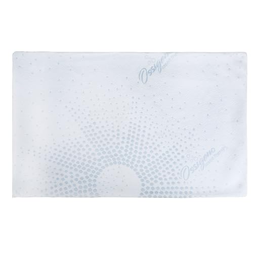 DREAM HAVEN - Funda cojín cama 50x80 - Funda cojín cama con tratamiento oxigeno terapia - Funda cojín cama suave y transpirable - Funda almohada almohada para pieles sensibles