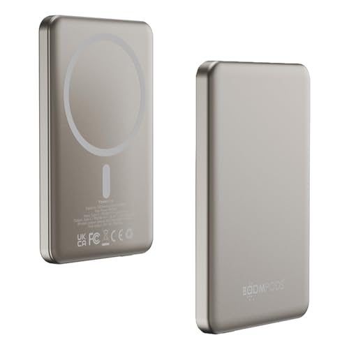Image of Boompods Powersnap - Magnetic Power Bank Fast Charging, Desert Gold