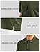 MAGCOMSEN Men's Polo Shirts Short Sleeve Golf Quick Dry Collared Moisture Wicking Athletic Performance Polos Army Green XL