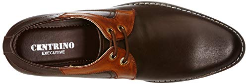 Image of Centrino Mens Formal Shoes |Elegant Lace Up Derby for Business & Casual Wear | Premium Craftsmanship for a Stylish & Sophisticated Look | Cushioned Insole for All-Day Comfort & Support