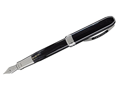 Visconti pluma estilográfica Rembrandt de resina de color negro – M