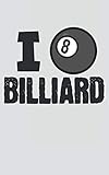 Billiard: Notizbuch für Billiard/Pool Spieler mit Zeilen. Für Notizen, Skizzen, Zeichnungen, als Kalender oder Geschenk. Geeignet für Spielstände und Punkte.