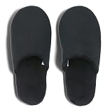 BeComfy Bardzo miękkie kapcie dla mężczyzn i kobiet z pianki Memory Foam 36-45 EU (Czarny, Unijne rozmiary obuwia, Dla dorosłych, Zakres liczbowy, Średnia, 42, 43)