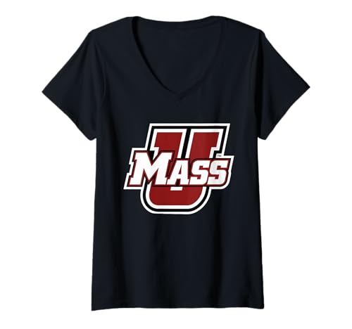 Womens UMass Minutemen | Official NCAA Merch | NCAFUMS001 V-Neck T-Shirt
