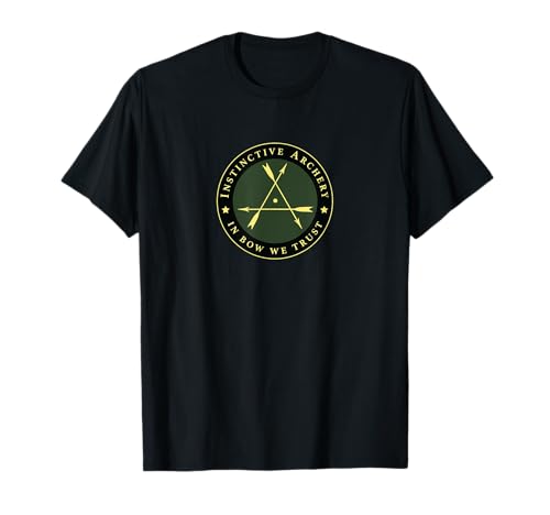 Arcieri istintivi Tiro con l\'arco istintivo - In Bow We Trust - versione patch precedente Maglietta