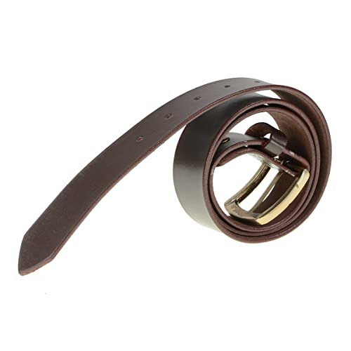 Milwaukee Leather MP7115 Men's Light Brown Genuine Leather Belt with Interchangeable Buckle - 1.5 inches Wide4
