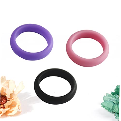 Anillos de silicona deportivos flexibles para mujer, 3 unidades miniatura 4