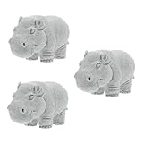 Kreatives design: diese entzückenden tierfiguren verleihen ihrem aquarium eine lebendige note und machen es zu einer ansprechenderen und lebendigeren umgebung nilpferd- , zubehör für kampffischbecken