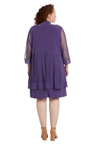 Image of R&M Richards Elegant 3 /4 Sleeve Swing Shrug Sweater
