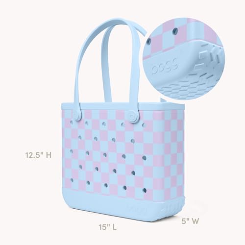 Image of BOGG BAG Medium Tote - 15 inch x 12.5 inch x 5 inch - Durable, Washable, Tip-proof - Beach, Pool, Boat, Work, Sports