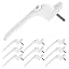 10pcs White