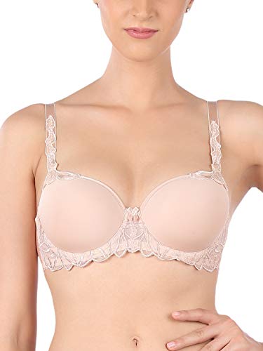 Image of Triumph Modern Finesse Bra for Women Wired Padded Spacer Cup Bra Seamless Breathable T-Shirt Bra Elegant Embroidery Full Coverage Lingerie Innovative Big Cup Support Pack of 1