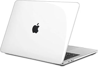 جراب متوافق مع ماك بوك اير 13 بوصة 2010-2017، موديلات A1466 A1369، جراب صلب بلاستيكي رفيع، لمسة نهائية مطاطية ناعمة غير لامعة - لون (شفاف)