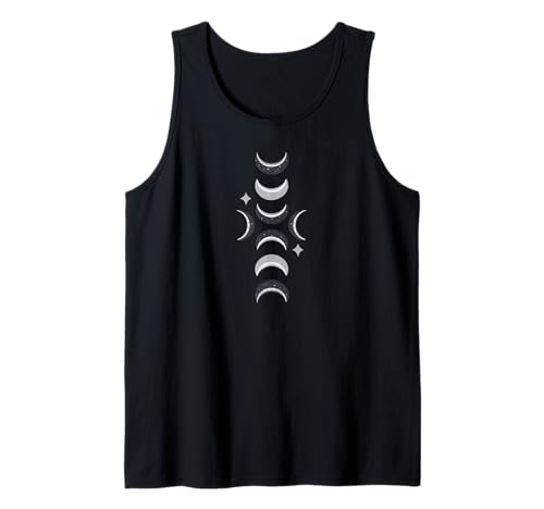 Moon Graphic Design Celestial Aesthetic Tank Top
