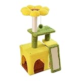 KiBcsLic Cat Tree Climbing Tower Pet Supplies,Furniture Protector,Activity Center,Cute Cat Bed Scratch Post for Kitty Kittens Play
