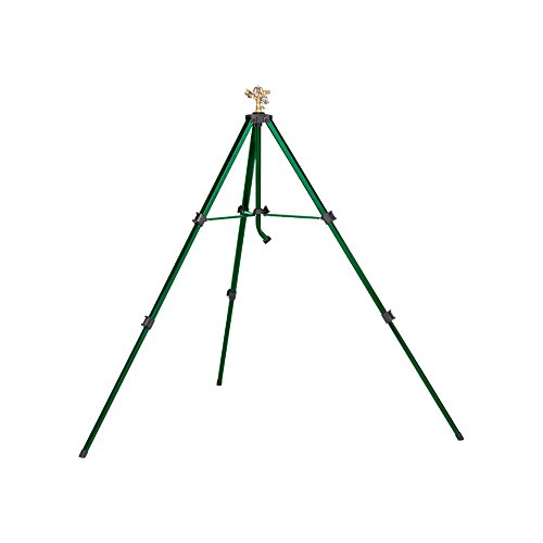 Orbit 56667Z Tripod Lawn Zinc Impact Sprinkler - 360 Degree Rotating Sprinkler