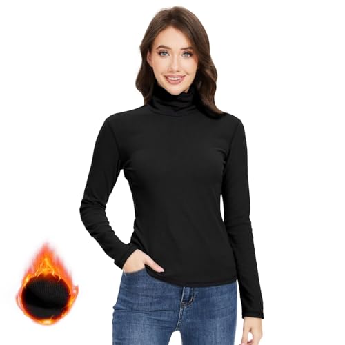 Tesuwel Women's Thermal Shirts Black XXS