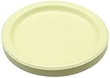 Unique Industries, Cake Paper Plates, 20 Pieces - Ivory