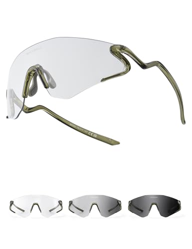 ROCKBROS Fahrradbrille Selbsttönend Sonnenbrille für Herren Damen TR90