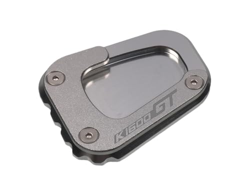 Plaque élargisseur béquille K1600B K1600GT fini titane haute résistance