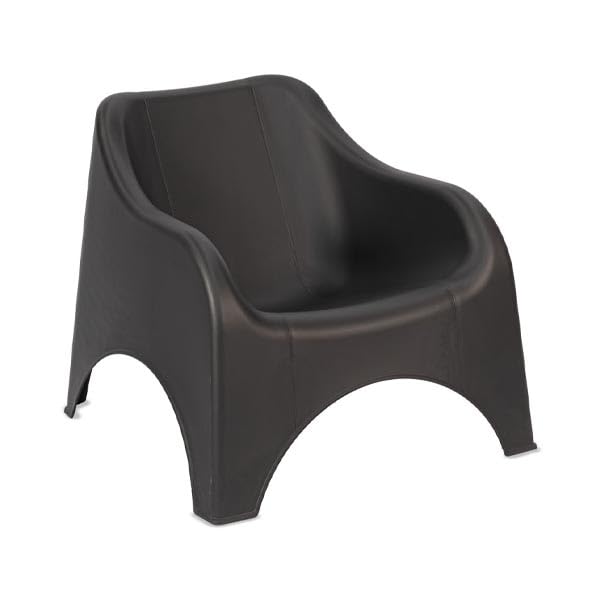 orizzonte FAUTEUIL NUVOLA EN RÉSINE ANTRACITE