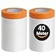 ZWERKZEUG Abdeckfolie mit Klebeband - Maler Goldband Tape-Abdeckfolien Malerfolien (2 Rollen)