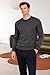 State Cashmere Men's Essential Crewneck Sweater 100% Pure Cashmere Classic Long Sleeve Pullover (City Smoke, Large)