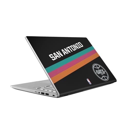 Skin NBA San Antonio Spurs pour ASUS Vivobook 14 X409FA autocollant protection Fiesta Noir