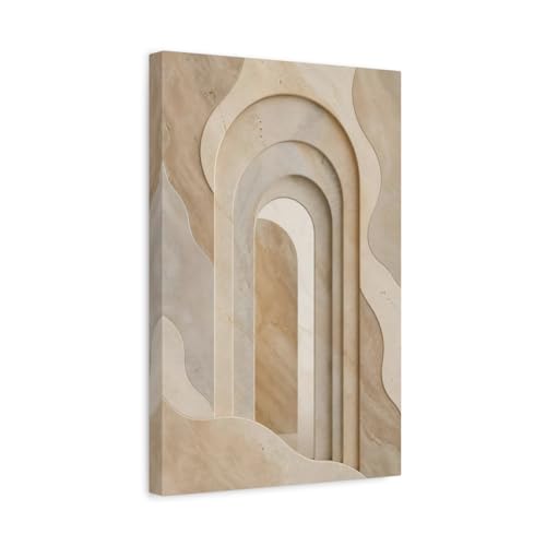 Toile arches abstraites de qualité supérieure avec châssis de 3cm