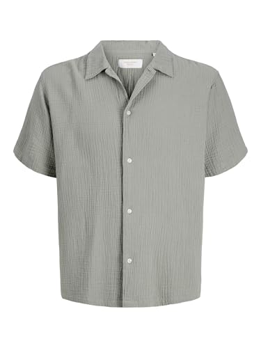 Chemise en tissu double pour homme XL couleur jonc de mer