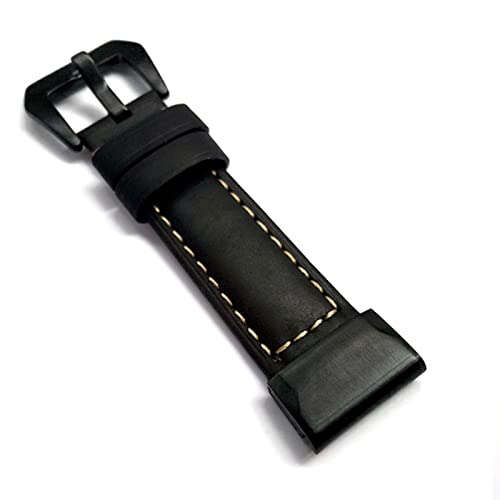 Bracelet en cuir pour Garmin Fenix 6 et 5 l'élégance vintage au quotidien