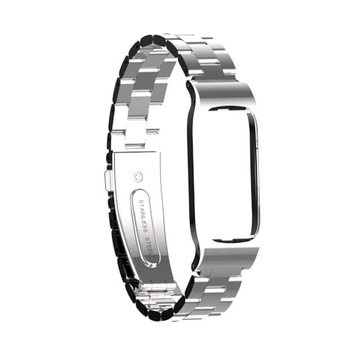 Image of Compatible with Fitbit Luxe Bands,Stainless Steel Metal Replacement Strap Wrist Band Compatible for Luxe Fitness Tracker