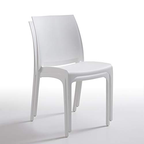 Bica Volga: Silla Color Blanco 46 x 54