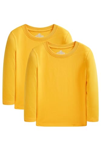 Image of Cadidi Dinos Boys Girls Long Sleeve Shirts Cotton Casual Crewneck Printed Kids T-Shirts