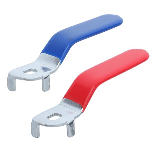 Yardenfun 2 Piezas Manija de Válvula de Bola Manual Resistente al Desgaste Control de Precisión para Equipos de Suministro y Drenaje de Agua