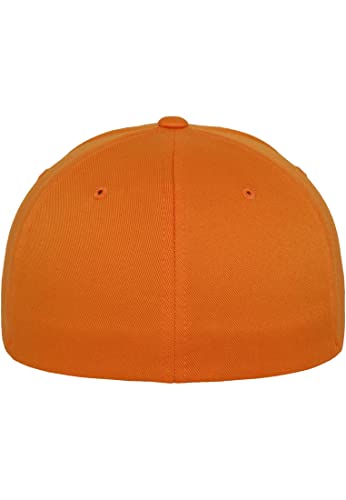 Flexfit Mütze Blanko Baseball Cap Classic Orange - Bitte Grösse wählen, orange, S/M