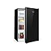 KLARSTEIN Delaware - Réfrigérateur compact, Capacité: 76 L, Congélateur: 4L, 2 niveaux de rangement, Range-boissons, Econome, Thermostat à 5 niveaux, Pieds réglables - Noir