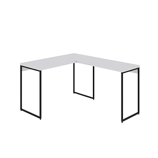 Mesa em L Office DYML5120 120x140x75cm Branco